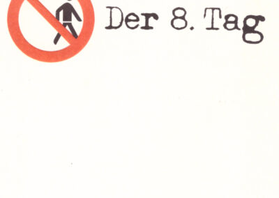 DER ACHTE TAG / Partitur
